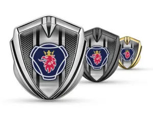 Scania Emblem Metal Badge Customizable Force Look